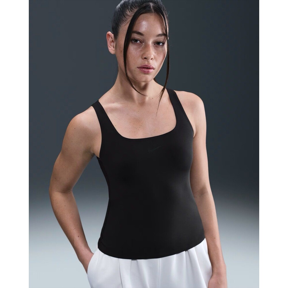 Nike Form Tank Black Smoke Grey Size Large HQ8082-011